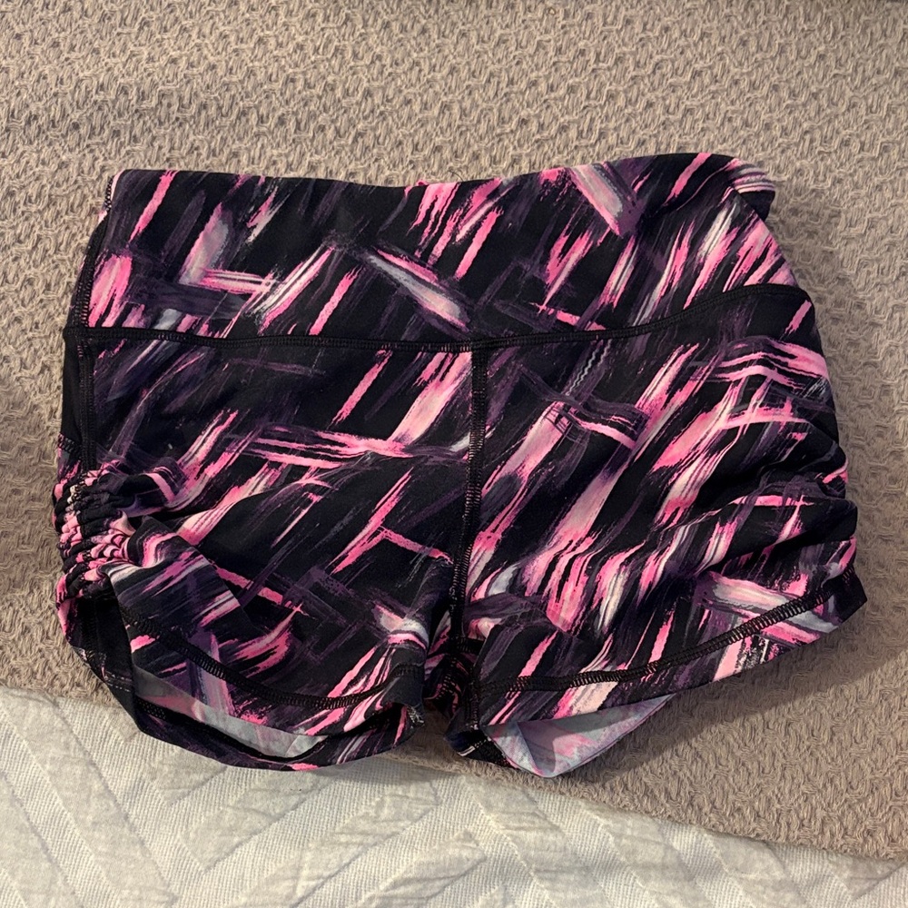 Victoria's Secret Black and Pink Athletic Shorts
